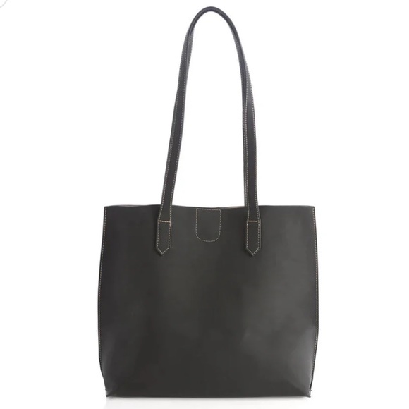Shiraleah Handbags - Shiraleah Chicago Blair Day Black Suede Tote